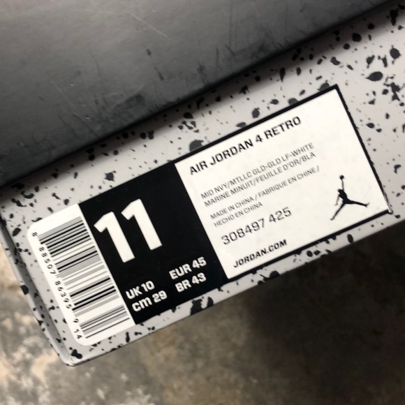 2016 JORDAN RETRO 4 DUNK FROM ABOVE 11 (USED) - Picture 6 of 6